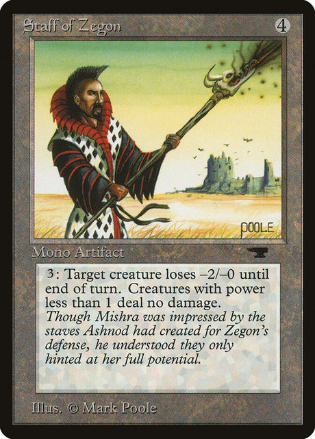 Staff of Zegon (65) - Antiquities (ATQ)