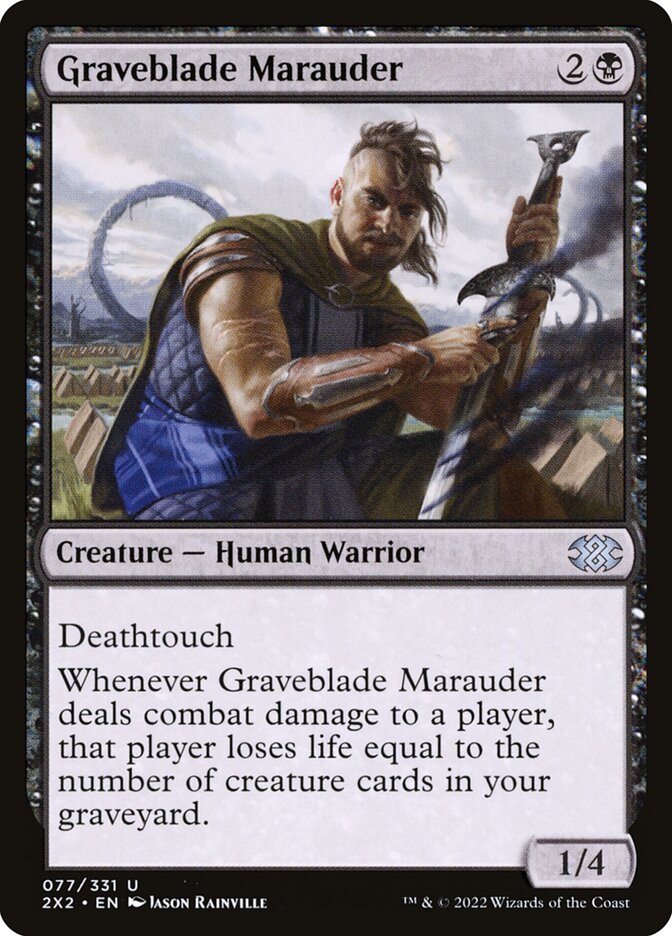 Graveblade Marauder (77) - Double Masters 2022 (2X2)