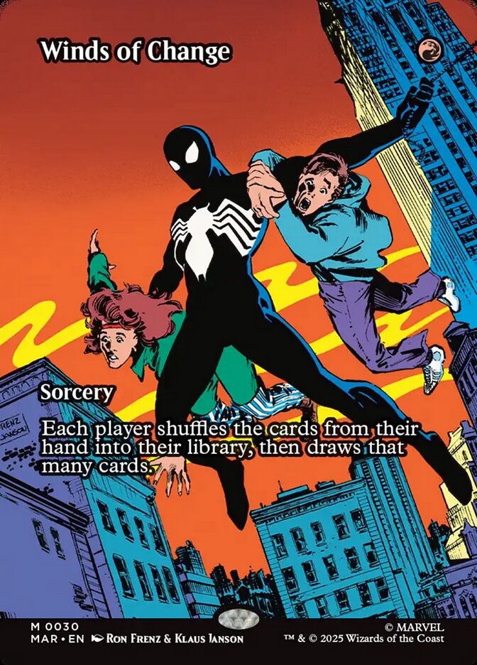 Winds of Change (30) - [Foil, Borderless] Marvel Universe (MAR)
