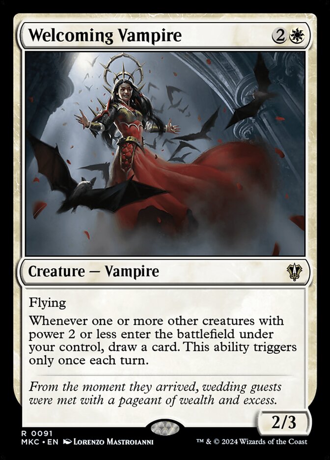 Welcoming Vampire (91) - Murders at Karlov Manor Commander (MKC)