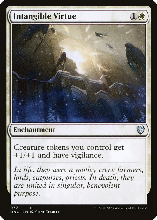 Intangible Virtue (77) - Phyrexia: All Will Be One Commander (ONC)