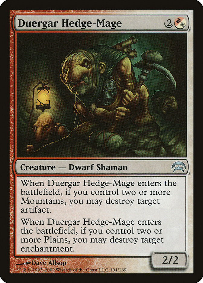 Duergar Hedge-Mage (101) - Planechase (HOP)