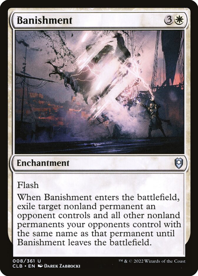 Banishment (8) - Commander Legends: Battle for Baldur's Gate (CLB)