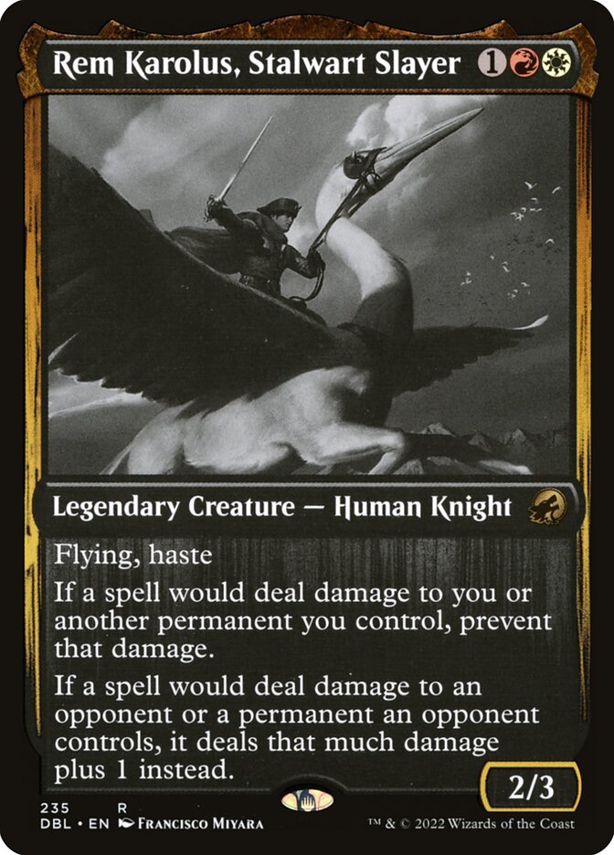 Rem Karolus, Stalwart Slayer - [Foil] Innistrad: Double Feature (DBL)