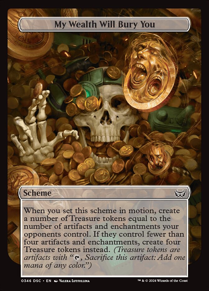 My Wealth Will Bury You (346) - Duskmourn: House of Horror Commander (DSC)
