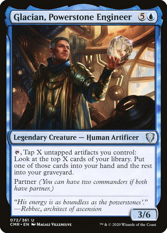Glacian, Powerstone Engineer (72) - Commander Legends (CMR)