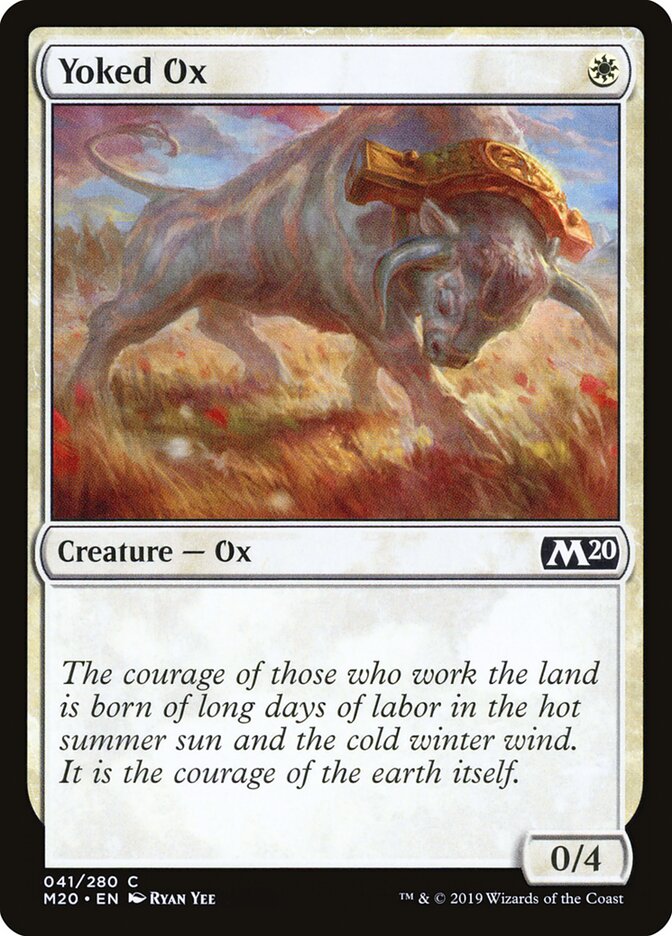 Yoked Ox (41) - Core Set 2020 (M20)