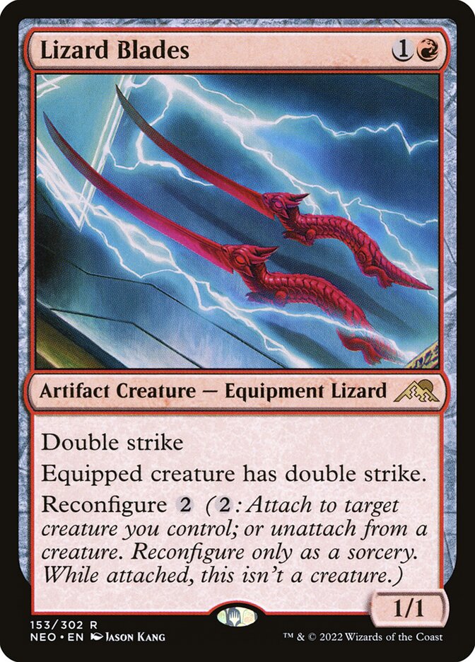 Lizard Blades (153) - Kamigawa: Neon Dynasty (NEO)