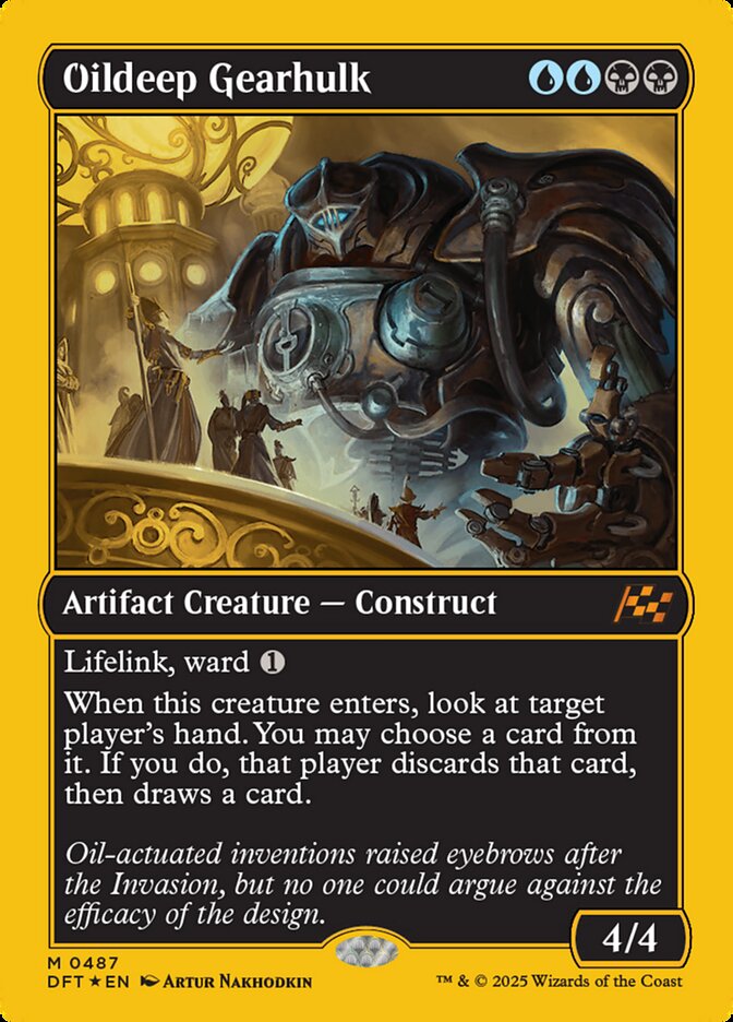 Oildeep Gearhulk - [First Place Foil] Aetherdrift (DFT)
