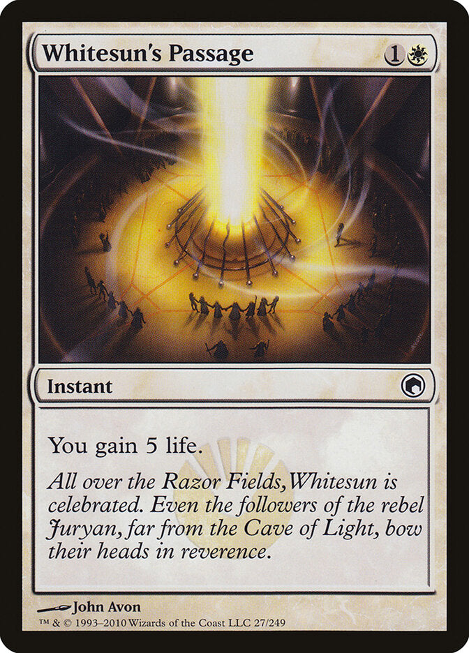 Whitesun's Passage (27) - Scars of Mirrodin (SOM)