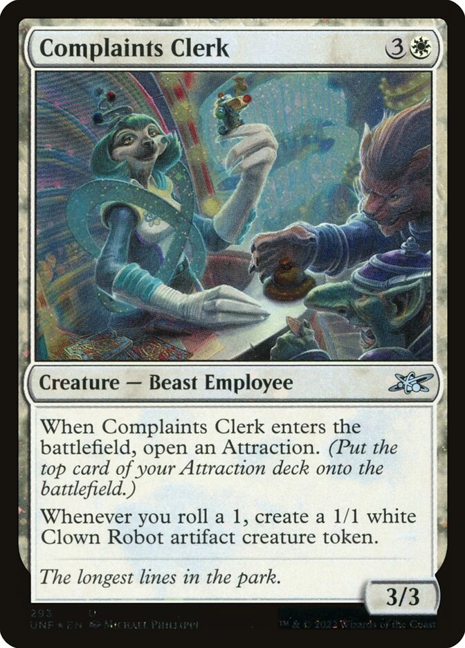 Complaints Clerk (293) - Unfinity (UNF)