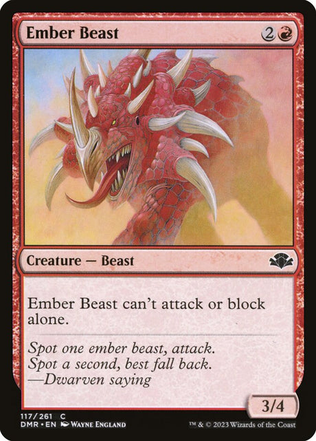Ember Beast (117) - Dominaria Remastered (DMR)
