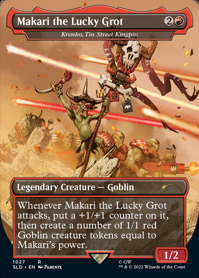 Makari the Lucky Grot - Krenko, Tin Street Kingpin (1027) - Secret Lair Drop (SLD)