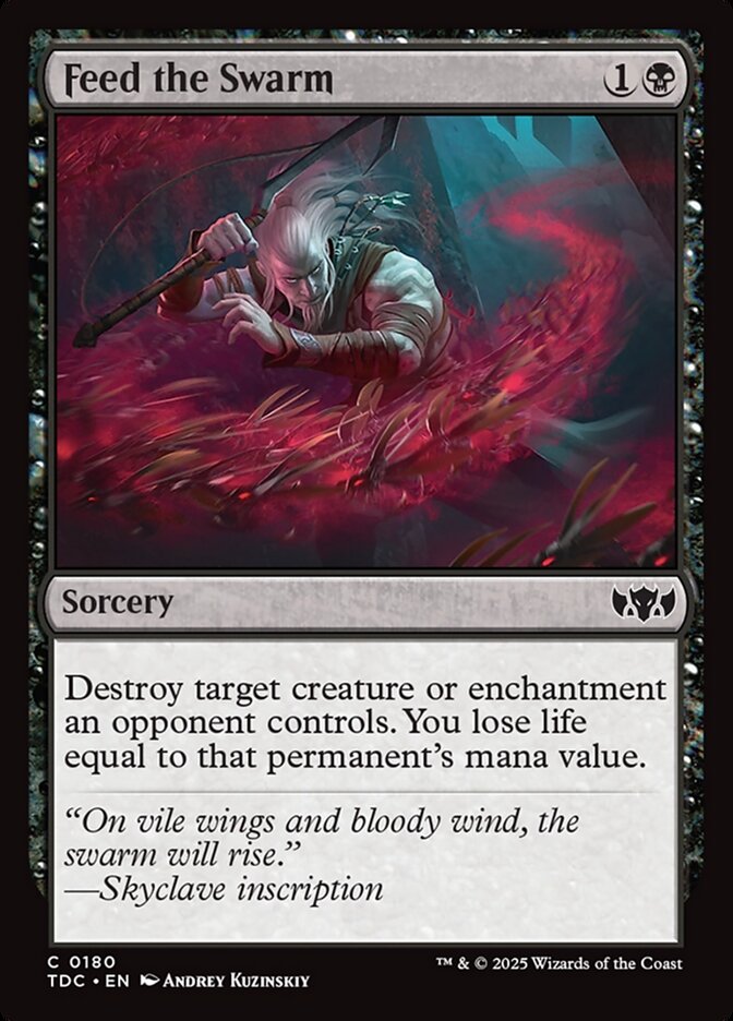 Feed the Swarm (180) - Tarkir: Dragonstorm Commander (TDC)