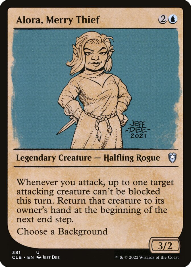 Alora, Merry Thief (381) - Commander Legends: Battle for Baldur's Gate (CLB)