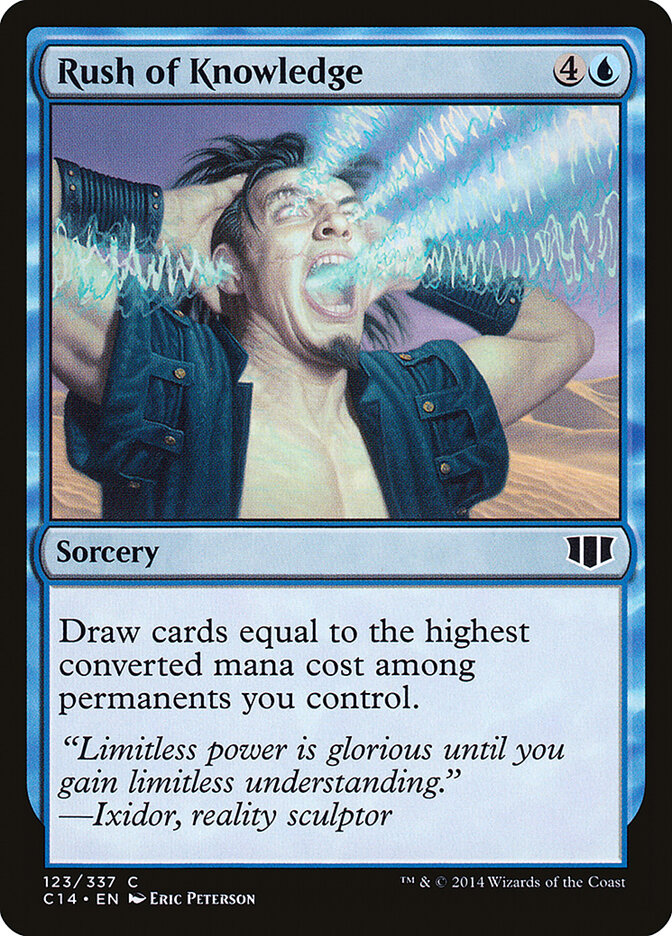 Rush of Knowledge (123) - Commander 2014 (C14)