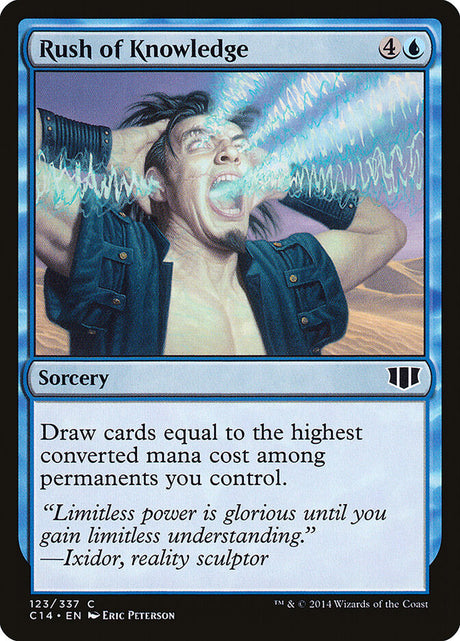 Rush of Knowledge (123) - Commander 2014 (C14)