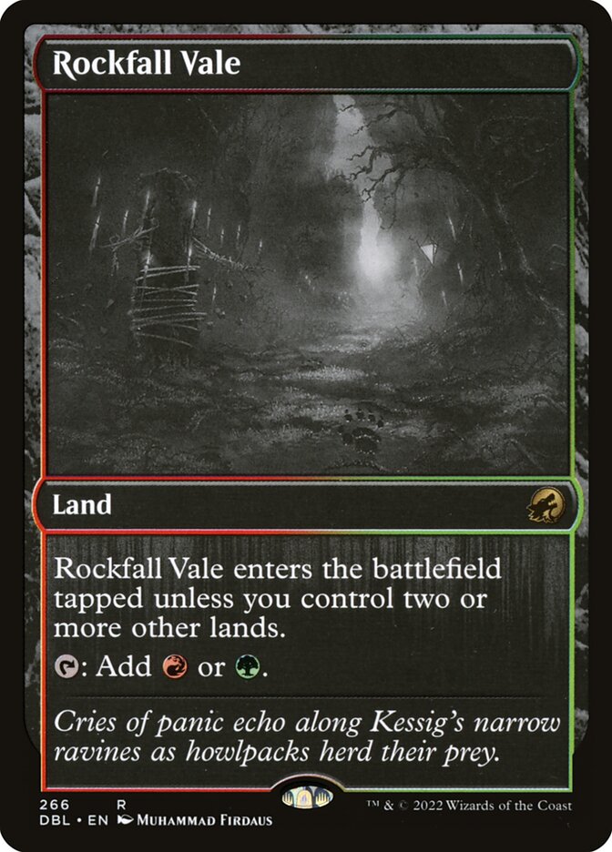 Rockfall Vale - [Foil] Innistrad: Double Feature (DBL)
