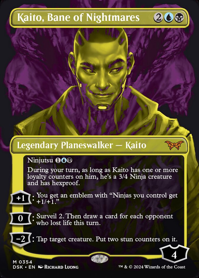 Kaito, Bane of Nightmares - [Foil, Double Exposure] Duskmourn: House of Horror (DSK)