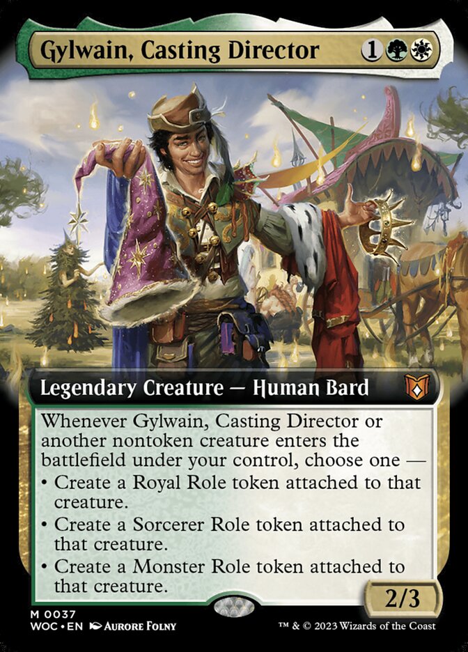 Gylwain, Casting Director (37) - Wilds of Eldraine Commander (WOC)