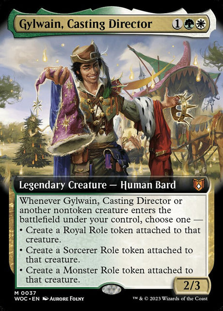 Gylwain, Casting Director (37) - Wilds of Eldraine Commander (WOC)