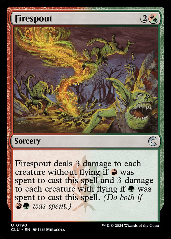 Firespout (190) - Ravnica: Clue Edition (CLU)