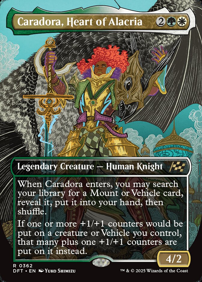 Caradora, Heart of Alacria - [Borderless] Aetherdrift (DFT)