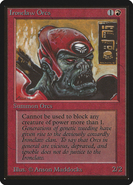 Ironclaw Orcs (160) - Limited Edition Beta (LEB)