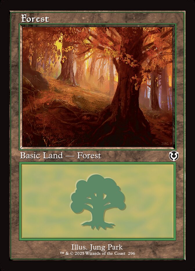Forest (296) - [Retro Frame] Innistrad Remastered (INR)