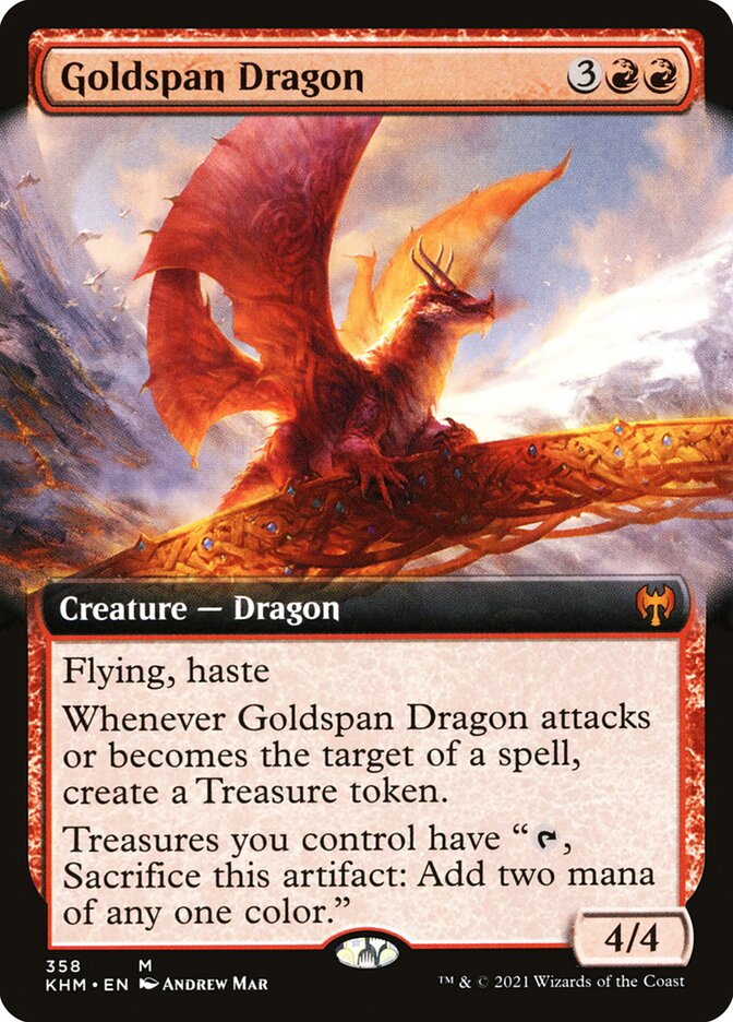 Goldspan Dragon (358) - Kaldheim (KHM)