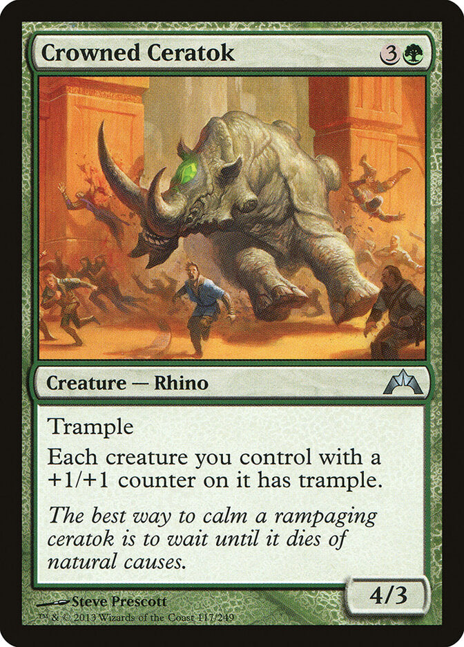 Crowned Ceratok (117) - Gatecrash (GTC)