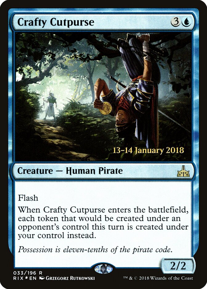 Crafty Cutpurse (33s) - Rivals of Ixalan Promos (PRIX)