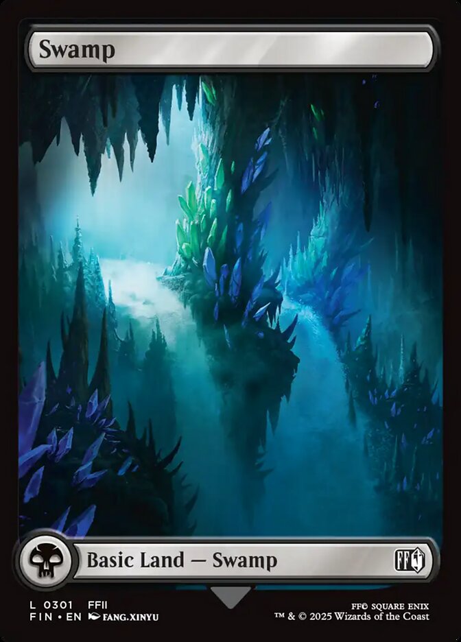 Swamp (301) - [Foil, Full Art] Final Fantasy (FIN)
