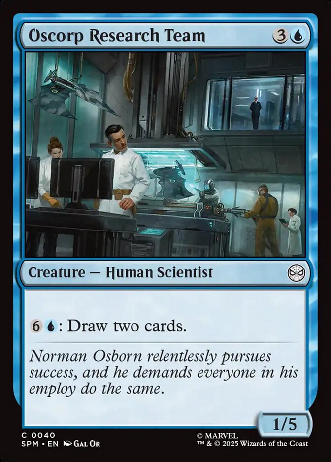 Oscorp Research Team (40) - [Foil] Marvel's Spider-Man (SPM)