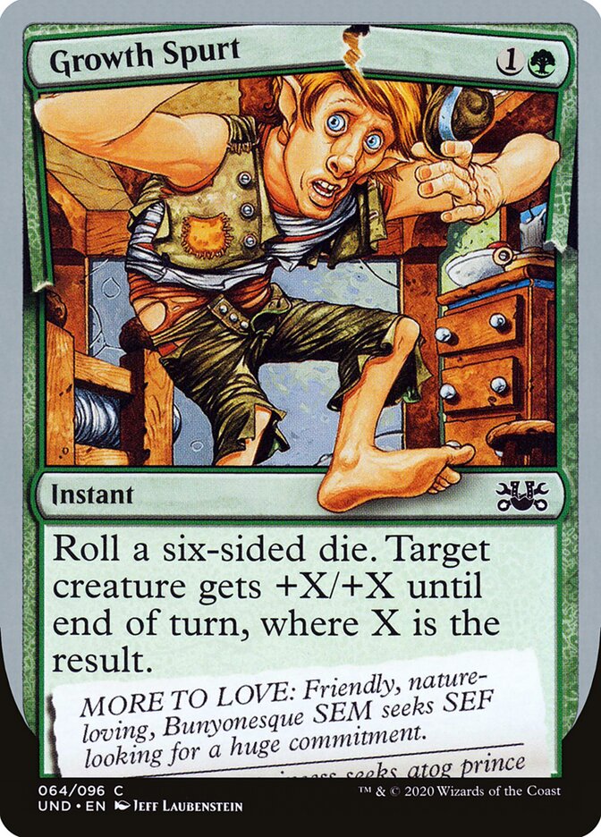 Growth Spurt (64) - Unsanctioned (UND)