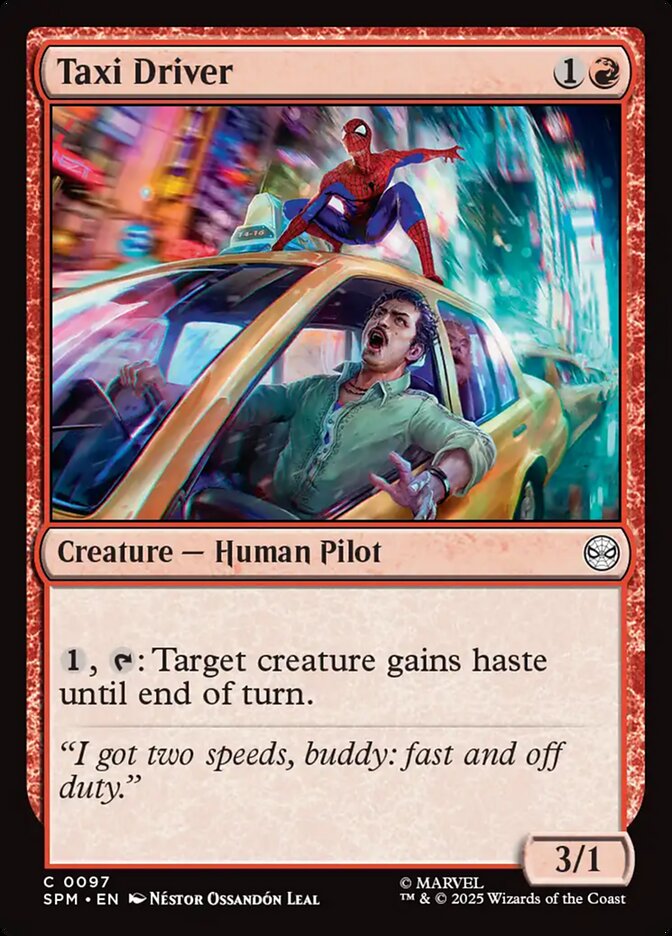 Taxi Driver (97) - [Foil] Marvel's Spider-Man (SPM)