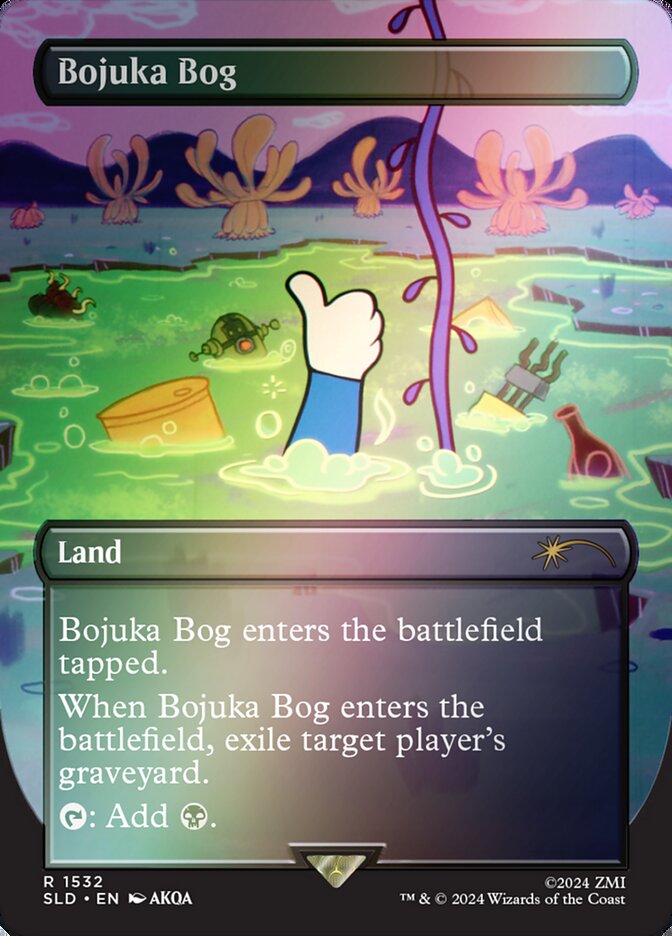 Bojuka Bog (1532‚òÖ) - [Foil, Borderless] Secret Lair Drop (SLD)