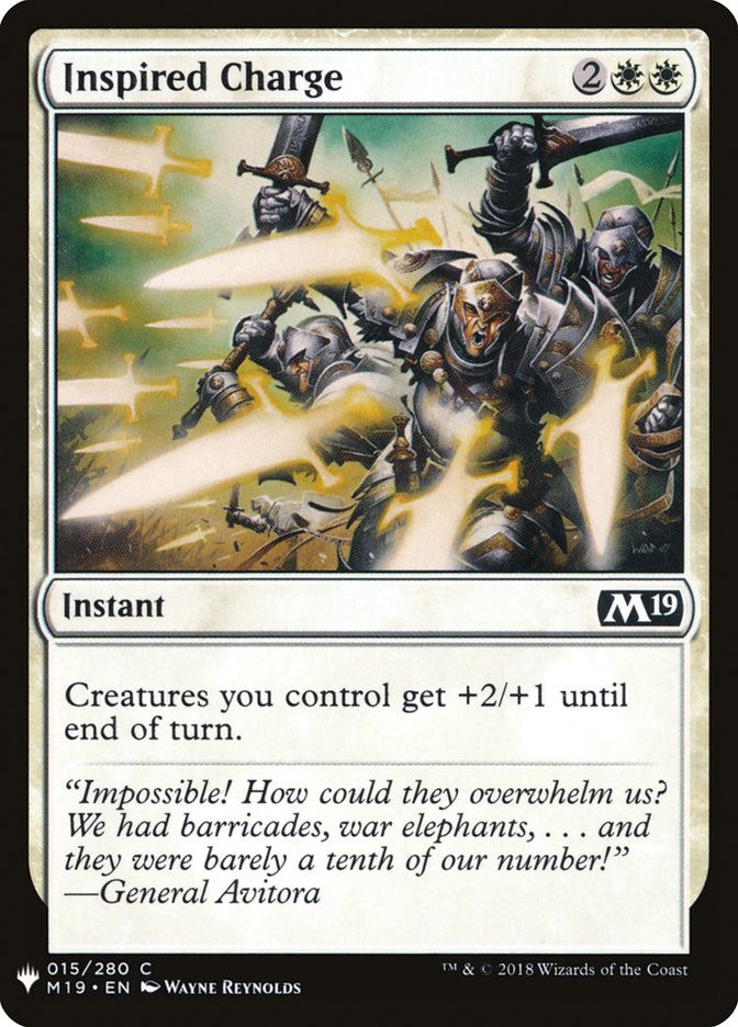 Inspired Charge - The List (PLST)