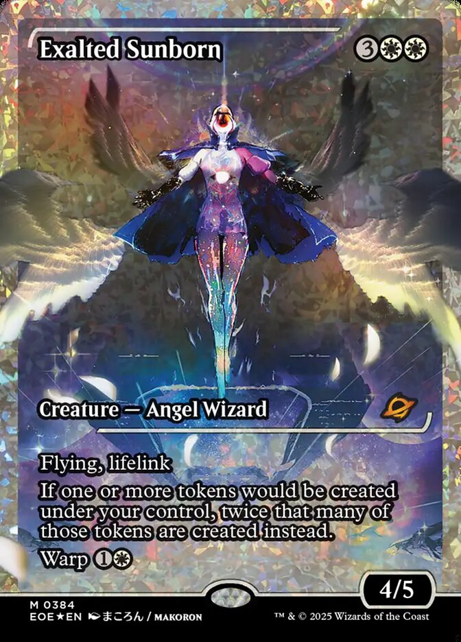 Exalted Sunborn (384) - [Foil, Showcase] Edge of Eternities (EOE)