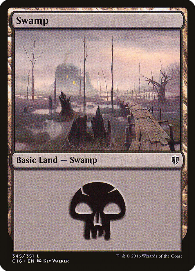 Swamp (345) - Commander 2016 (C16)