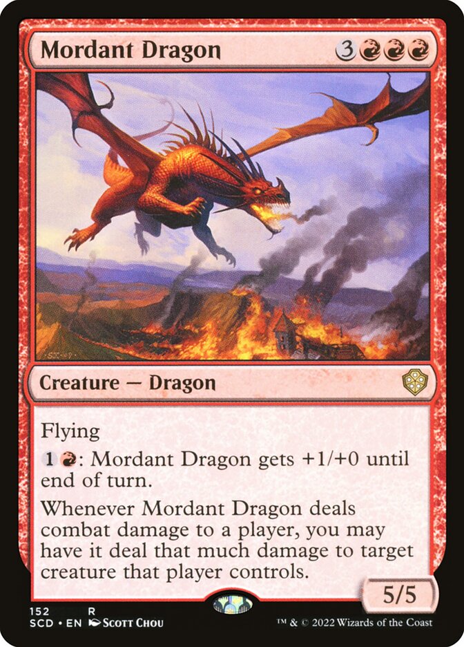 Mordant Dragon (152) - Starter Commander Decks (SCD)
