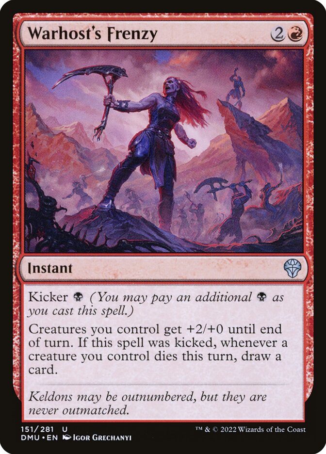 Warhost's Frenzy (151) - Dominaria United (DMU)