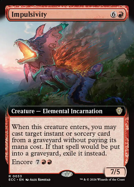 Impulsivity (33) - Lorwyn Eclipsed Commander (ECC)