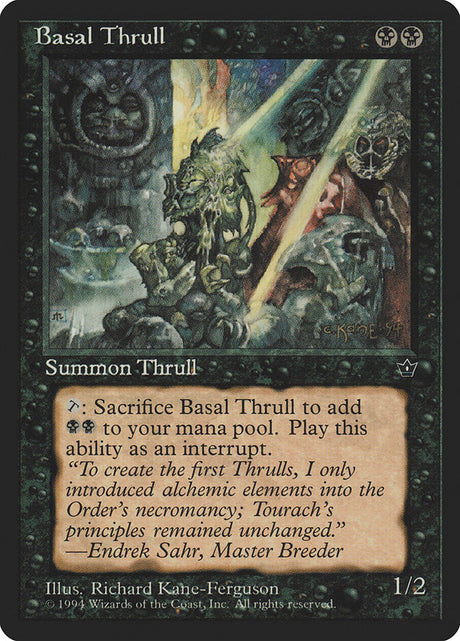 Basal Thrull (34c) - Fallen Empires (FEM)