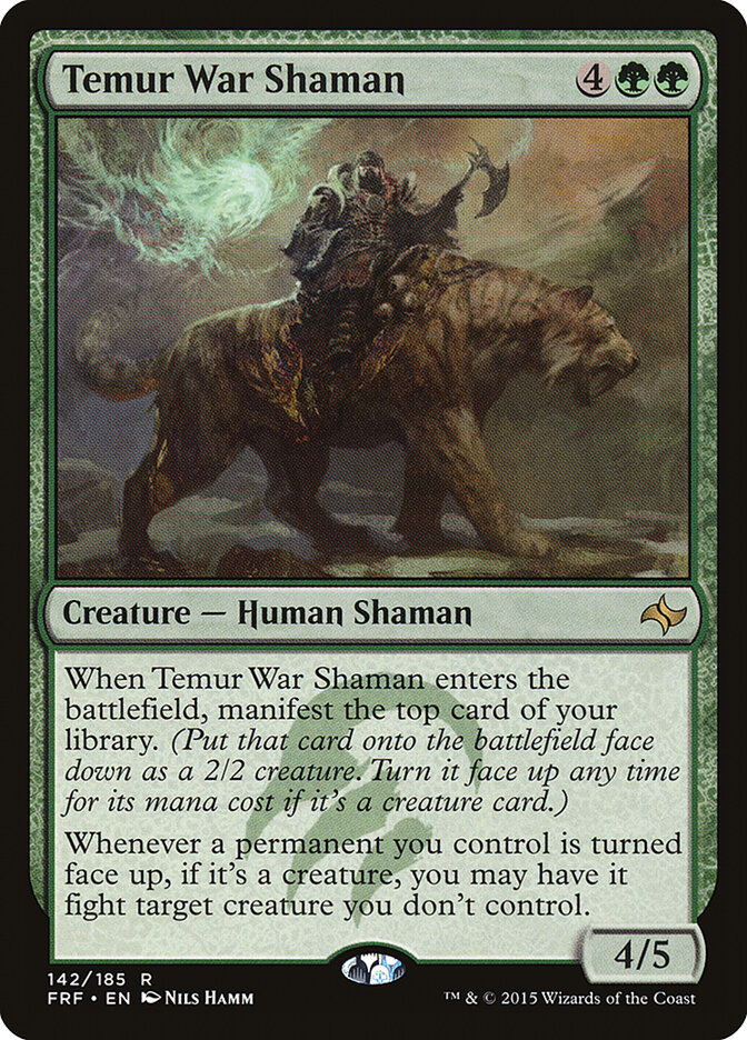 Temur War Shaman (142) - Fate Reforged (FRF)