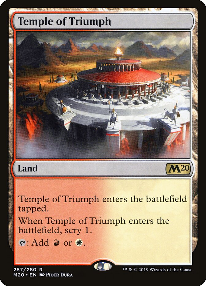 Temple of Triumph (257) - Core Set 2020 (M20)