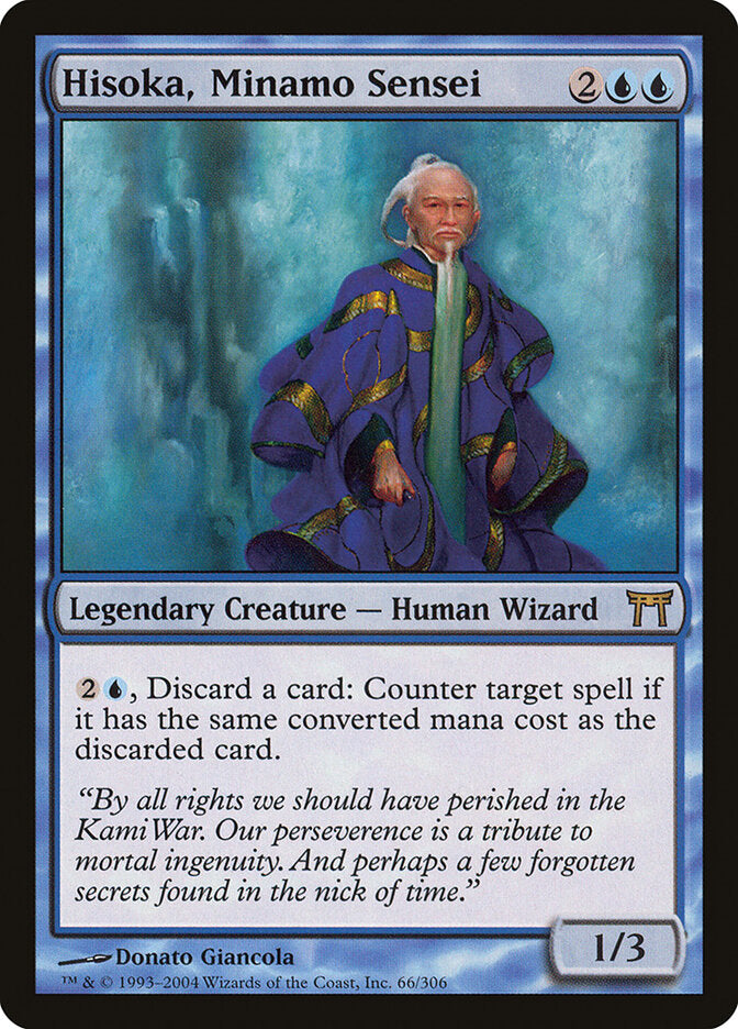Hisoka, Minamo Sensei (66) - Champions of Kamigawa (CHK)