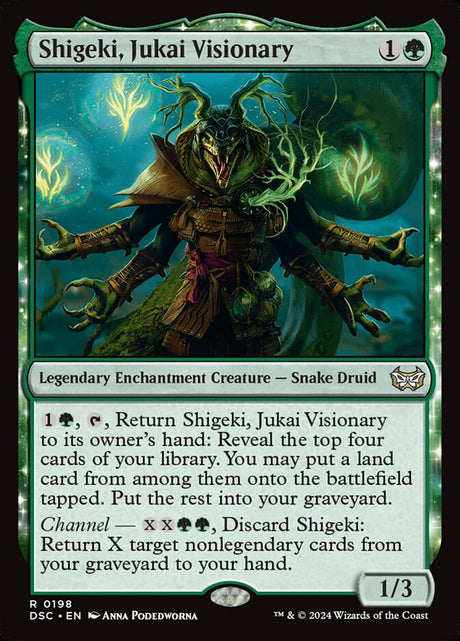 Shigeki, Jukai Visionary (198) - Duskmourn: House of Horror Commander (DSC)