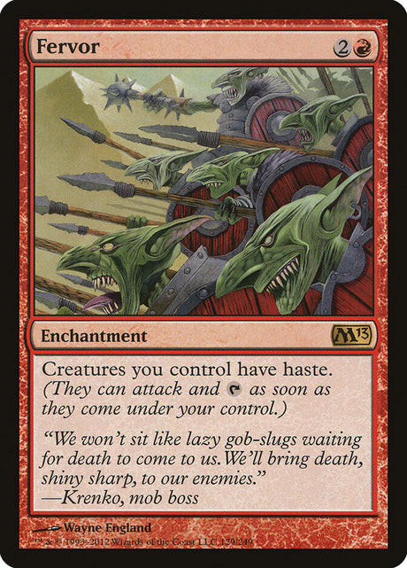 Fervor (129) - Magic 2013 (M13)