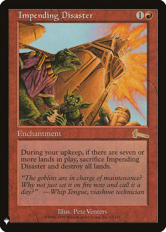 Impending Disaster (ULG-82) - The List (PLST)